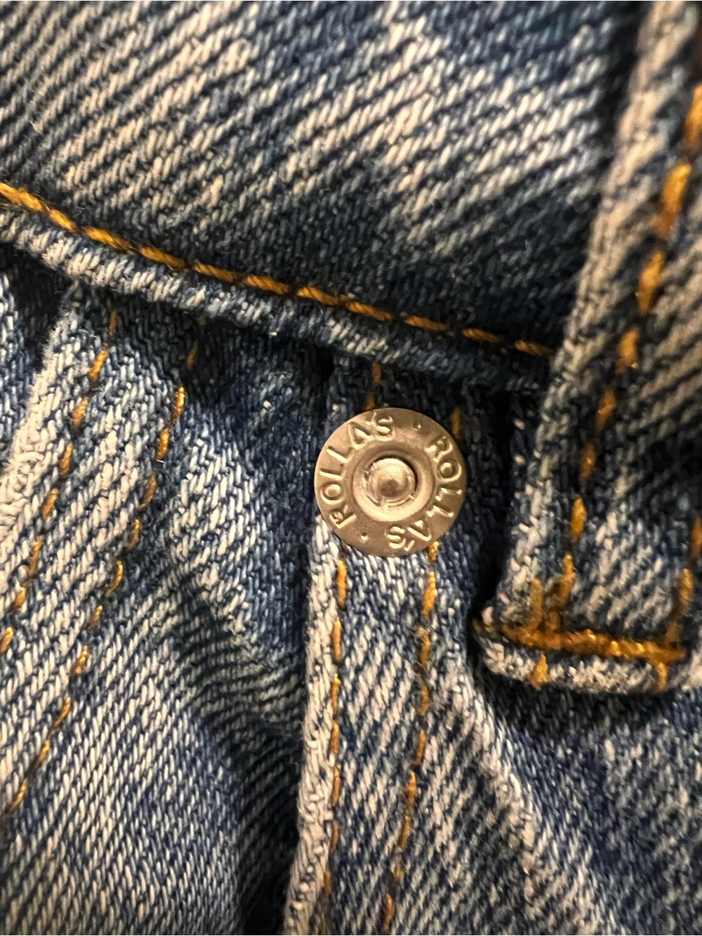 Rolla’s Dusters High Rise Slim Mom Jeans 30 Blue Vintage Wash Denim - Picture 8 of 8